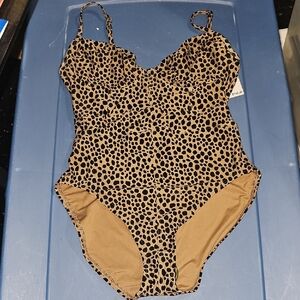 Leopard Print One-Piece bodysuit